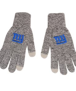 New York Giants Gray Knit Gloves