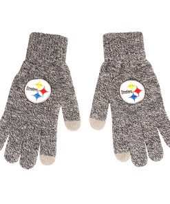 Pittsburgh Steelers Gray Knit Gloves
