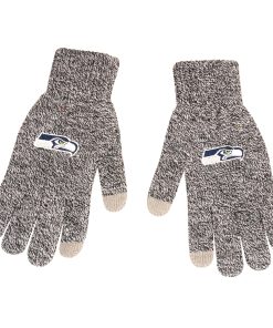 Seattle Seahawks Gray Knit Gloves