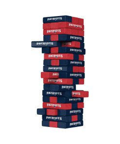 New England Patriots Jenga Stackable Blocks Game