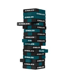 Philadelphia Eagles Jenga Stackable Blocks Game