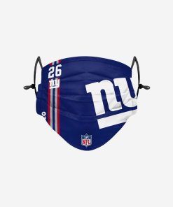 New York Giants Saquon Barkley On-Field Sideline Big Logo Adjustable Face Cover