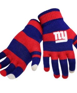 New York Giants Stripe Knit Texting Glove