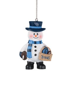 Tennessee Titans Snowman Basket Ornament