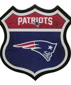 New England Patriots 13 Vintage Metal Wall Sign