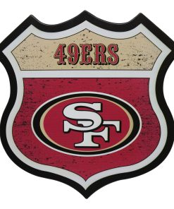 San Francisco 49ers 13 Vintage Metal Wall Sign