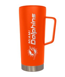 Miami Dolphins 18oz. Roadie Tumbler with Handle - Orange