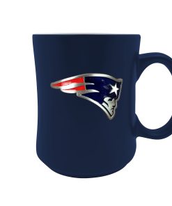 New England Patriots 19oz. Starter Mug - Metal Emblem Logo