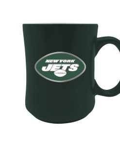 New York Jets 19oz. Starter Mug - Metal Emblem Logo