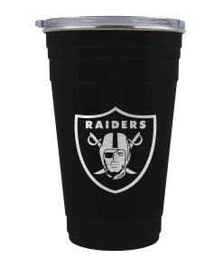 Las Vegas Raiders 22oz. Stainless Steel Solo Tailgater Cup