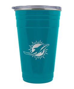 Miami Dolphins 22oz. Stainless Steel Solo Tailgater Cup