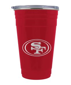 San Francisco 49ers 22oz. Stainless Steel Solo Tailgater Cup