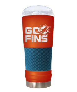 Miami Dolphins The Draft 24oz. Stainless Steel Travel Tumbler - Rally Cry