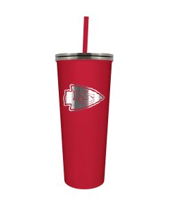 Kansas City Chiefs 24oz. Skinny Tumbler with Straw