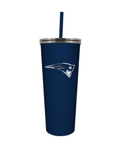 New England Patriots 24oz. Skinny Tumbler with Straw
