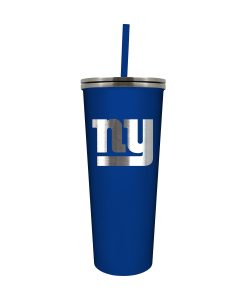 New York Giants 24oz. Skinny Tumbler with Straw