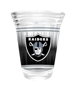 Las Vegas Raiders 2oz. Round Party Shot Glass