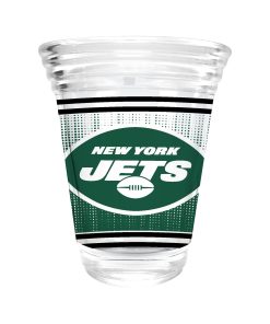 New York Jets 2oz. Round Party Shot Glass