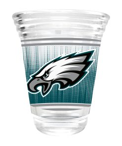 Philadelphia Eagles 2oz. Round Party Shot Glass