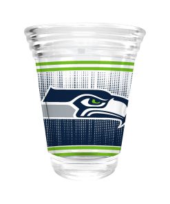 Seattle Seahawks 2oz. Round Party Shot Glass
