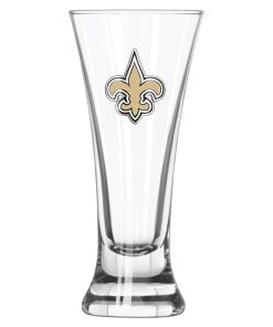 New Orleans Saints Logo Glass Pilsner
