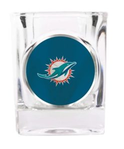 Miami Dolphins Square Shot Glass