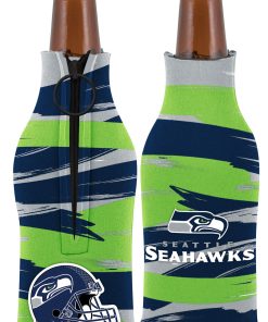 Seattle Seahawks PaintBrush Bottle Coolie