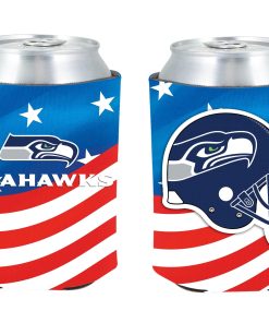 Seattle Seahawks Patriotic Pocket Coolie