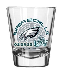 Philadelphia Eagles Super Bowl LIX 2oz Shot Glass