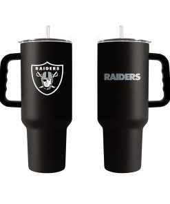 Las Vegas Raiders 40oz. Powder Coat Travel Tumbler
