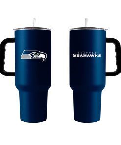 Seattle Seahawks 40oz. Powder Coat Travel Tumbler