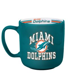 Miami Dolphins 15oz. Stripe Mug