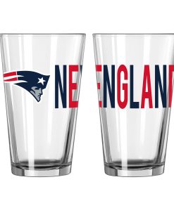 New England Patriots 16oz. Overtime Pint Glass