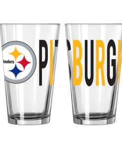 Pittsburgh Steelers 16oz. Overtime Pint Glass