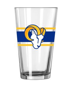 Los Angeles Rams 16oz. Stripe Pint Glass