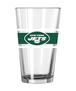New York Jets 16oz. Stripe Pint Glass