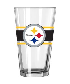 Pittsburgh Steelers 16oz. Stripe Pint Glass