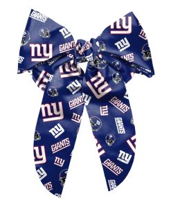 New York Giants Big Bow Hair Accessory Clip