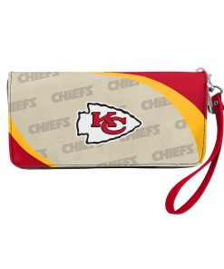 Kansas City Chiefs Curved Zip Organizer Wallet
