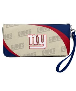 New York Giants Curved Zip Organizer Wallet