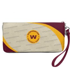 Washington Commanders Curved Zip Organizer Wallet