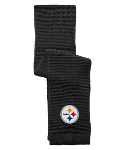 Pittsburgh Steelers Embroidered Logo Waffle Scarf