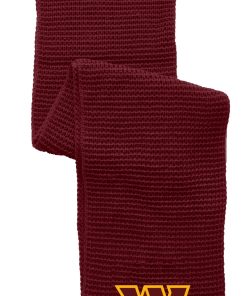 Washington Commanders Embroidered Logo Waffle Scarf