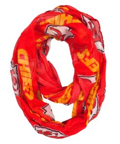 Kansas City Chiefs Sheer Infinity Scarf