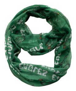 Philadelphia Eagles Retro Sheer Infinity Scarf - Green