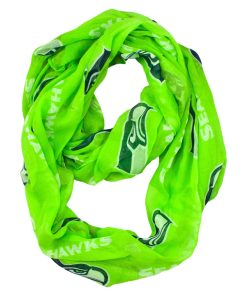 Seattle Seahawks Sheer Infinity Scarf