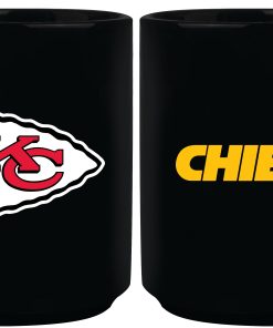 Kansas City Chiefs 15oz Sublimated Mug - Black