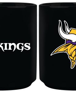 Minnesota Vikings 15oz Sublimated Mug - Black