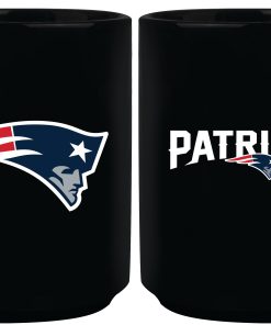 New England Patriots 15oz Sublimated Mug - Black