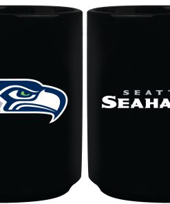 Seattle Seahawks 15oz Sublimated Mug - Black